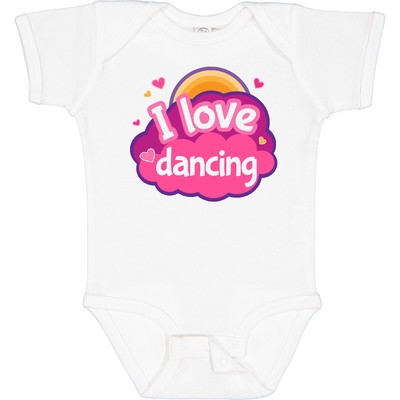 Inktastic I Love Dancing Dance Teacher Baby Bodysuit Dancer Cute Ballet Ballroom
