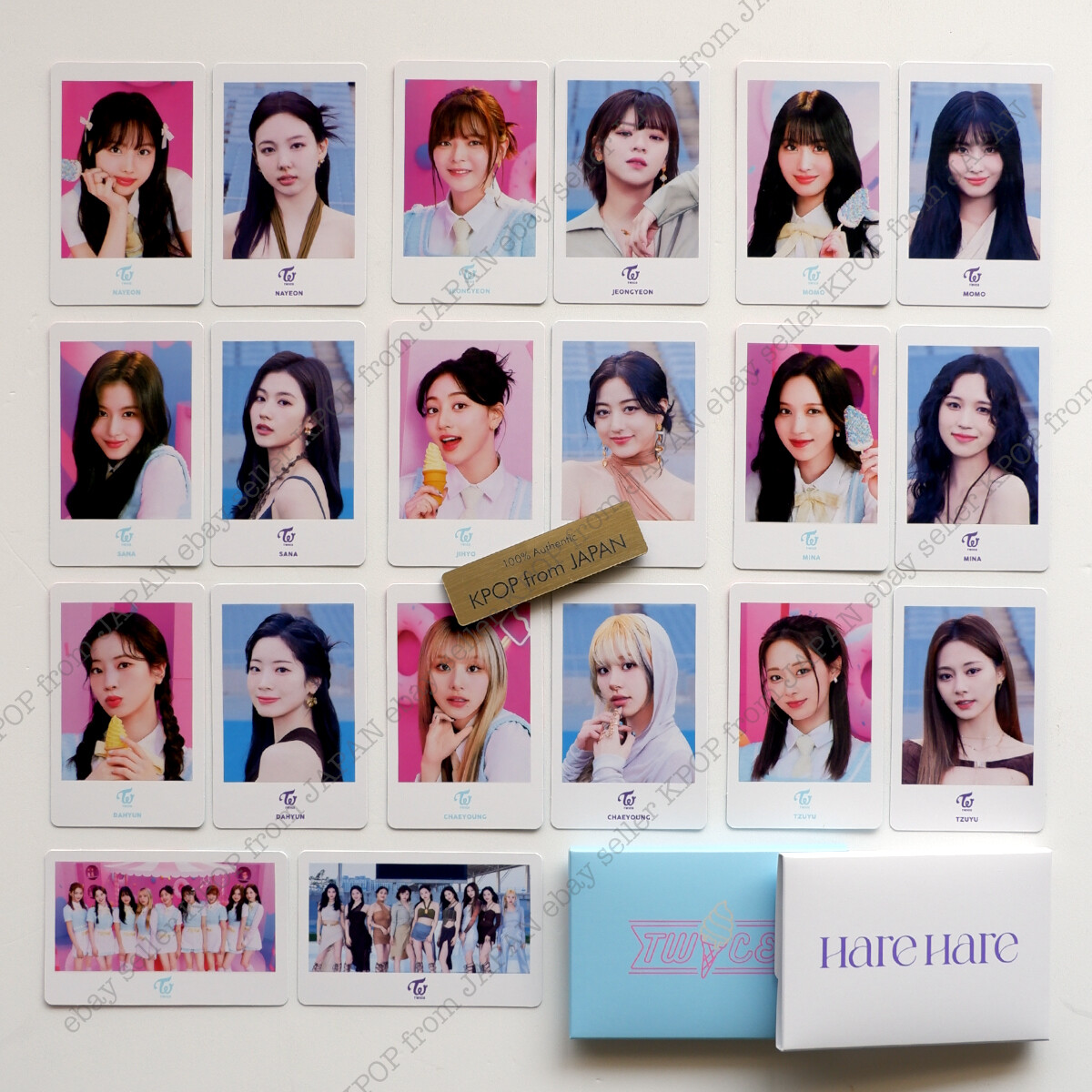 TWICEチェキ　ミナ　harehare TWICE Hare Hare ミナ トレカ ONCE JAPAN限定 - メルカリ