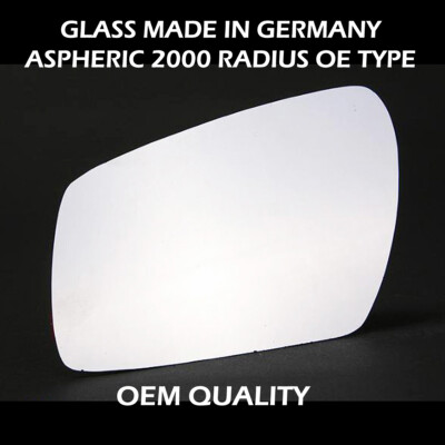 Fits Ford C-Max 2003-2008 Door Wing Mirror Glass Left Side Stick On 
