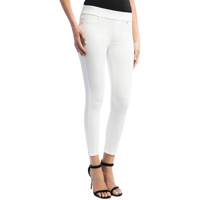 Liverpool Womens Sienna White Pull On Ankle Denim Jeggings 0 30 BHFO 7143