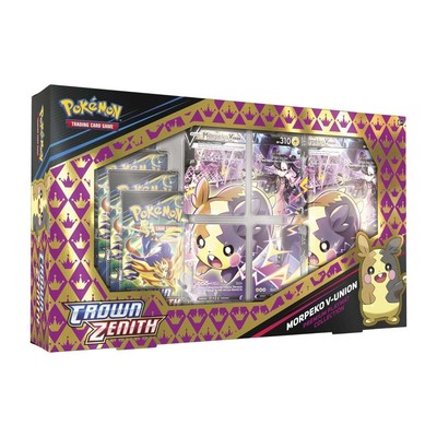 Pokemon TCG: Коллекция игровых ковриков премиум-класса Crown Zenith (Morpeko V-UNION)