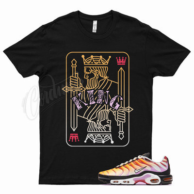 Black KING T Shirt for N Air Max Plus Laser Orange Siren Red Fuchsia Glow