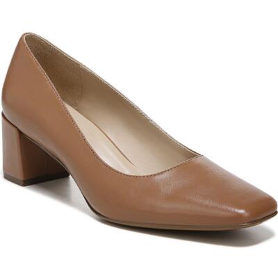 Женские коричневые кожаные туфли-лодочки Naturalizer Womens Karina 8.5 Medium (B,M) BHFO 1185