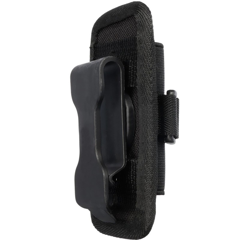 Nylon Beutel LED Taschenlampe Torch Schutz Holster Gürteltasche 12cm Mit Clip A