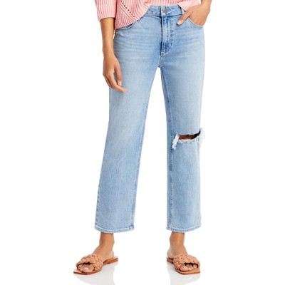 

Женские джинсы прямого кроя с высокой посадкой Paige Noella  BHFO 9829, Montague destructed