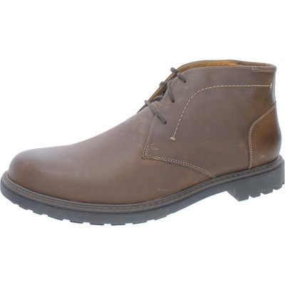 

Ботинки Florsheim Mens Field Leather Lace Up Chukka Boots BHFO 6885, Коричневый, Field