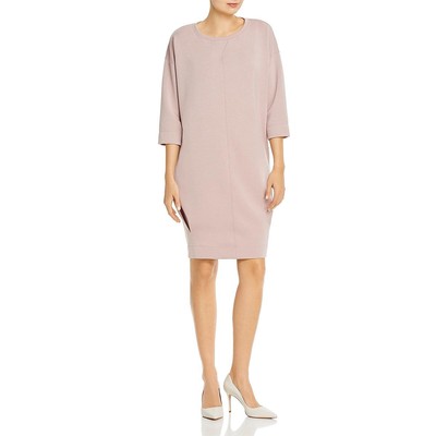 

B New York Женское розовое повседневное платье на танкетке с аквалангом  BHFO 1266, Dusty blush
