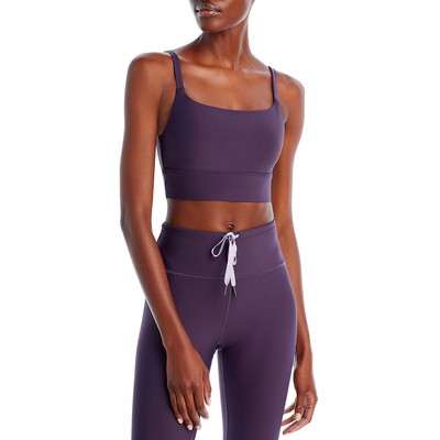 Спортивный бюстгальтер для тренировок Aqua Womens Blue Fitness Stretch Workout S BHFO 5159