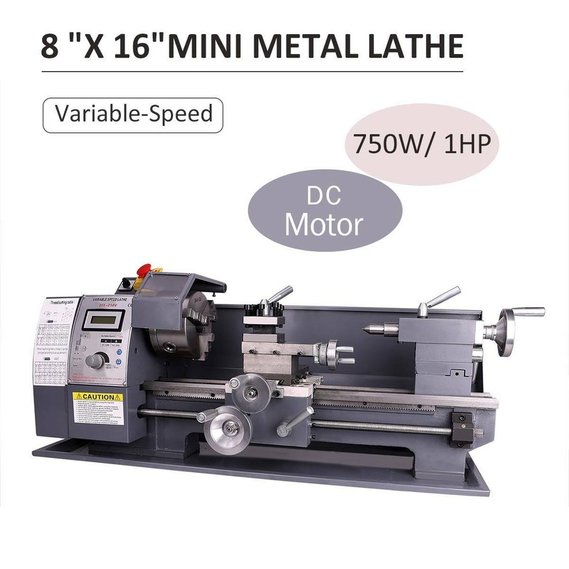 Automatic Mini Metal Lathe 8"x16" VariableSpeed DC Motor 750w eBay
