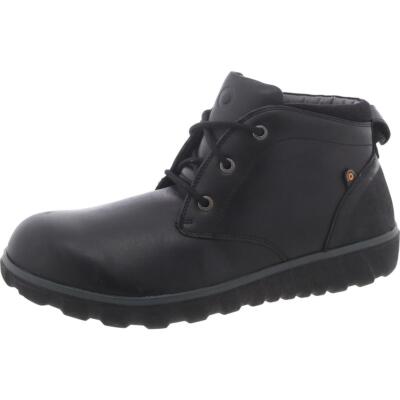 Болотные мужские кожаные водонепроницаемые зимние ботинки Chukka Boots Обувь BHFO 5834