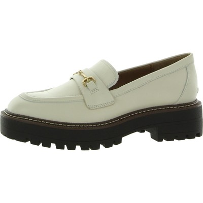 

Женские кожаные лоферы цвета слоновой кости Sam Edelman 10 Medium (B,M) BHFO 8396, Ivory leather, Laurs