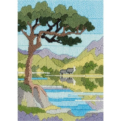 Bothy Threads counted Long Stitch Kit ''Seasons - Mountain Summer '', 24x17cm, DW1