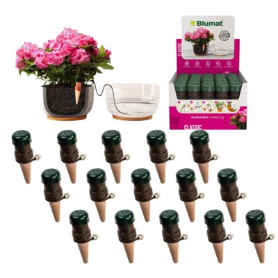 Blumat Classic Watering Plant Stake (15 Pack) Automatic Drip Watering/Irrigation
