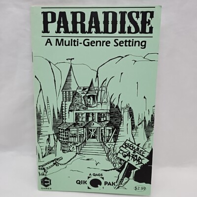 Paradise A Multi-Genre Setting RPG Sourcebook Booklet