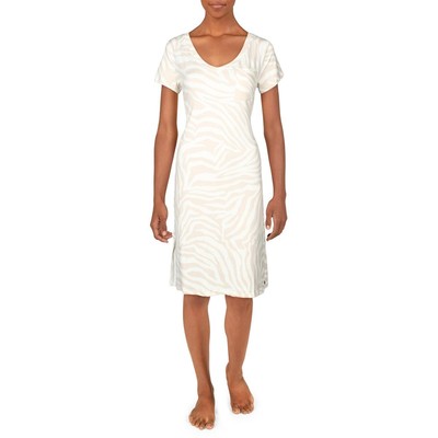 

Tart Womens Mandie Midi Comfy Nightwear Sleep Shirt Loungewear BHFO 0924, Winter zebra