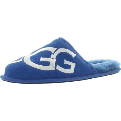 Мужские шлепанцы Mule Slippers из синей замши с потертостями и логотипом Ugg Mens 11 Medium (D) BHFO 5479