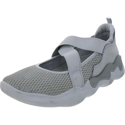 

ECCO Womens Elo Grey Leather Casual Mary Janes 38-39 Medium (B,M) BHFO 9686, Бетон