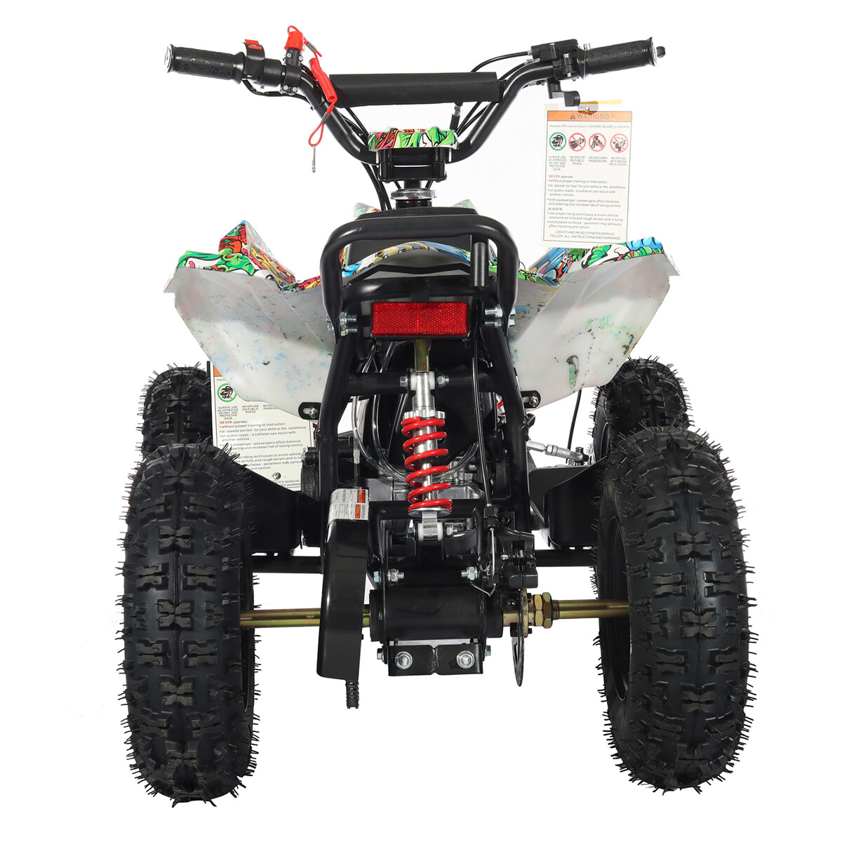 X-PRO Thunder 40cc ATV Kids Quad with Chain Transmission Pull start Disc Brakes