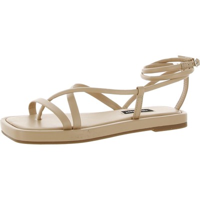 Женские босоножки на плоской подошве Nine West Womens Waren3 темно-серого цвета, 9 средних размеров (B,M) BHFO 1398