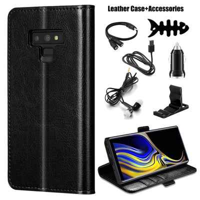 For Samsung Galaxy Note 9 Luxury Leather Card Wallet Case Cover / Accessories