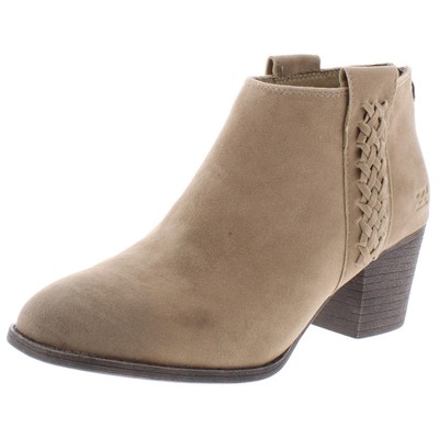 Billabong Womens In The Deets Taupe Booties Shoes 10 Medium (B,M) BHFO 8952