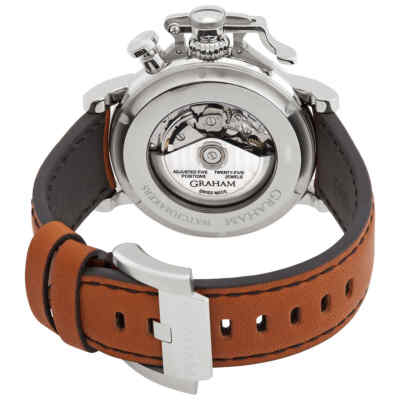 Pre-owned Graham Chronograph Automatic Black Dial Men's Watch 2cvds.b36a