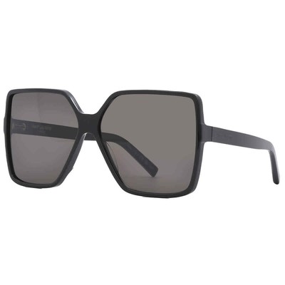 SAINT LAURENT SAINT LAURENT GREY BUTTERFLY LADIES SUNGLASSES SL 232 BETTY 001 63