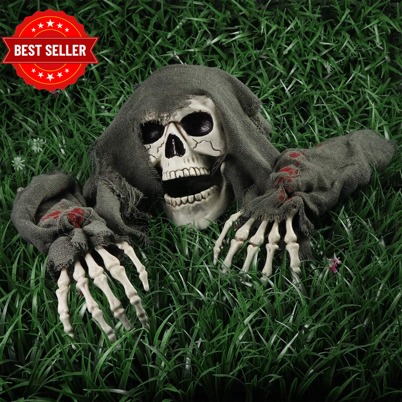 Halloween Realistic Skull Decoration Arms Stakes for Indoor and Outdoor Garden S