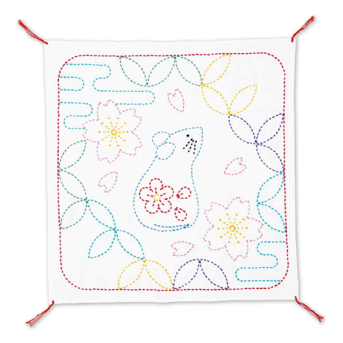 Kit de punto sashiko estampado Olympus 