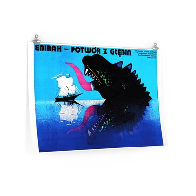 Godzilla vs The Sea Monster Polish High Quality Movie Poster Print