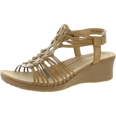 

Женские туфли на танкетке Baretraps Taren коричневого цвета с ремешками 9.5 Medium (B,M) BHFO 0254, Caramel, Taren