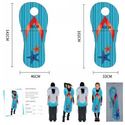 Kids & Adult Cosplay 2024 Funny Flip Flops Costume Halloween Carnival party Suit