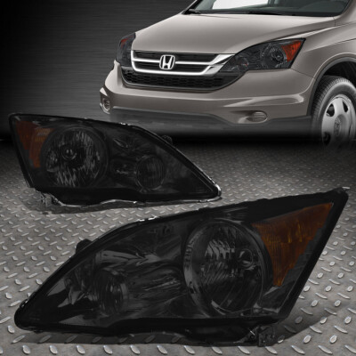 ДЛЯ 07-11 HONDA CRV ДЫМЧАТЫЙ КОРПУС ЯНТАРНОЙ УГЛОВОЙ ФАРЫ ЗАМЕНА ФАР ГОЛОВНОГО СВЕТА