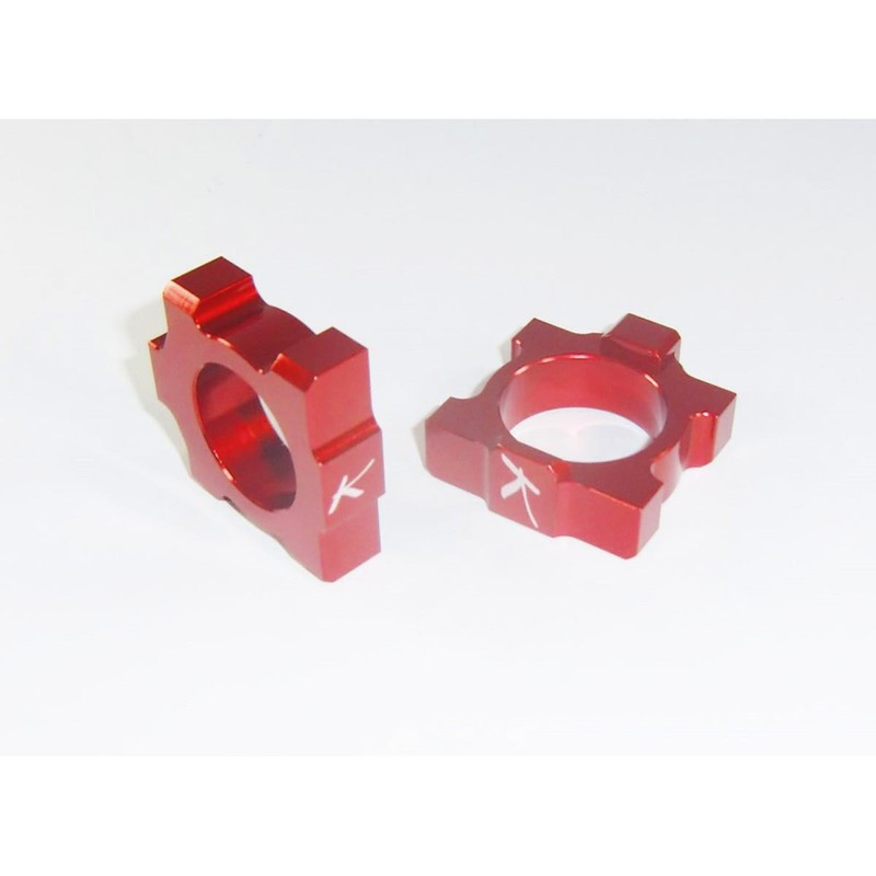 Kite Blocs Tendeur De ChaÃ®Ne Compatible Ã Suzuki Rm 125 250 00-08 Rouge