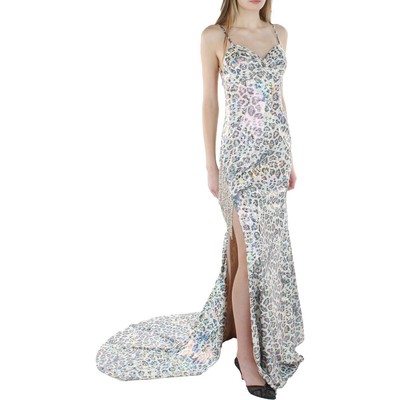 

Вечернее платье макси макси с анималистическим принтом Jovani BHFO 2139, Print