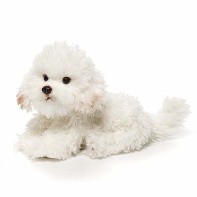 DEMDACO Sitting Large Bichon Frise Dog Childrens Plush Stuffed Animal Toy , ...