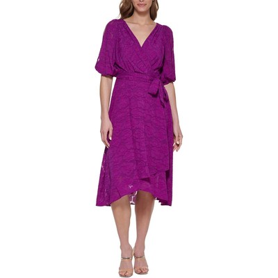 

Женское платье миди длиной до колена с цветочным принтом DKNY BHFO 2843, Magnolia