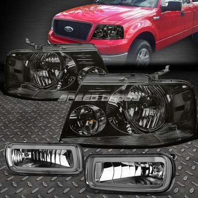 ФАРА С ЗАКОПЧЕННЫМ КОРПУСОМ + УГОЛОК ПРОЗРАЧНОЙ ЛИНЗЫ + ПАРА ПРОТИВОТУМАННЫХ ФАР OE ДЛЯ FORD F150 04-06