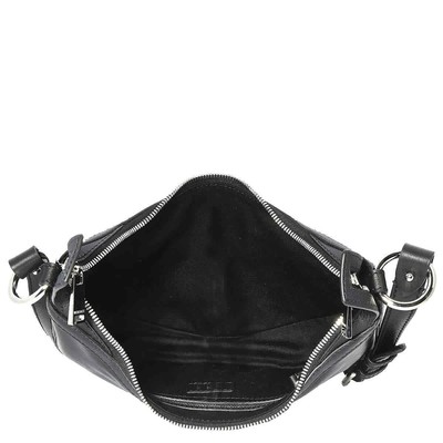 Pre-owned Versace Small Repeat Hobo Bag - Black 10076801a058781b00p