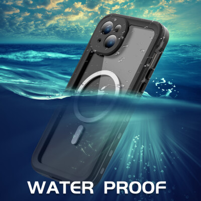 For iPhone 15 Pro Max 15 Plus MagSafe Magnetic Waterproof Shockproof Case Cover