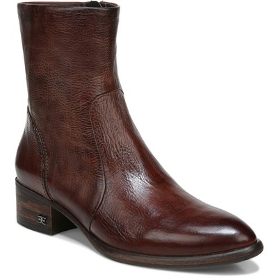 

Женские ботильоны Sam Edelman Hilary Brown, туфли 10,5, средние (B,M) BHFO 3704, Dark brown leather, Hilary