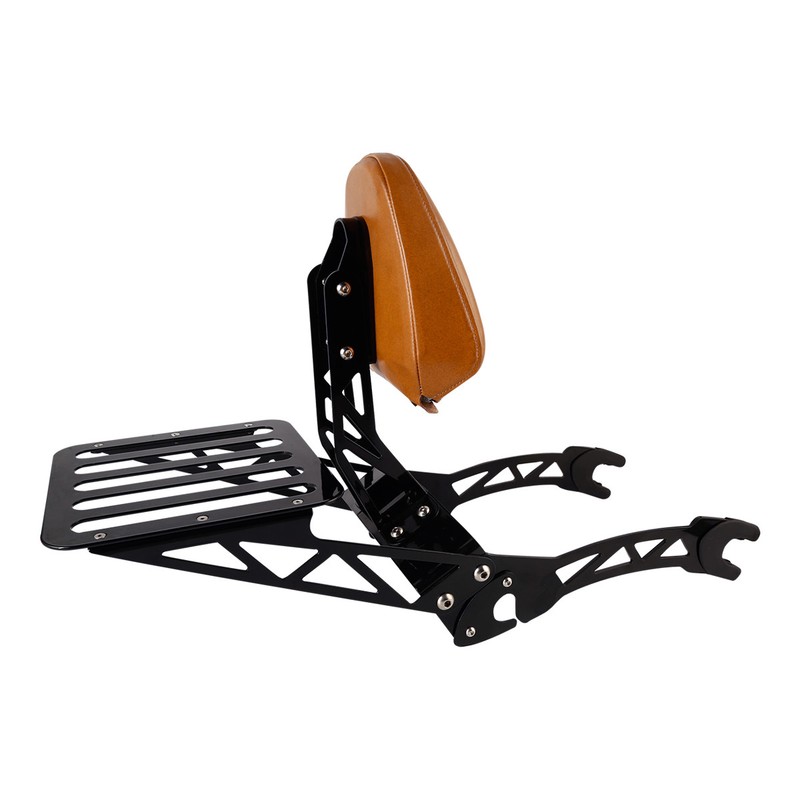 Passenger Sissy Bar Backrest Luggage Rack Fits For Indian Scout Sixty