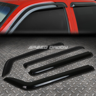 ДЛЯ 06-10 HUMMER H3 GMT345 ДЫМЯТЫЙ ОТТЕНОК ОКОННЫЙ ВИЗОР ТЕНЬ/СОЛНЕЧНЫЙ ВЕТЕР/ДОЖДЕВОЙ ОТРАЖАТЕЛЬ