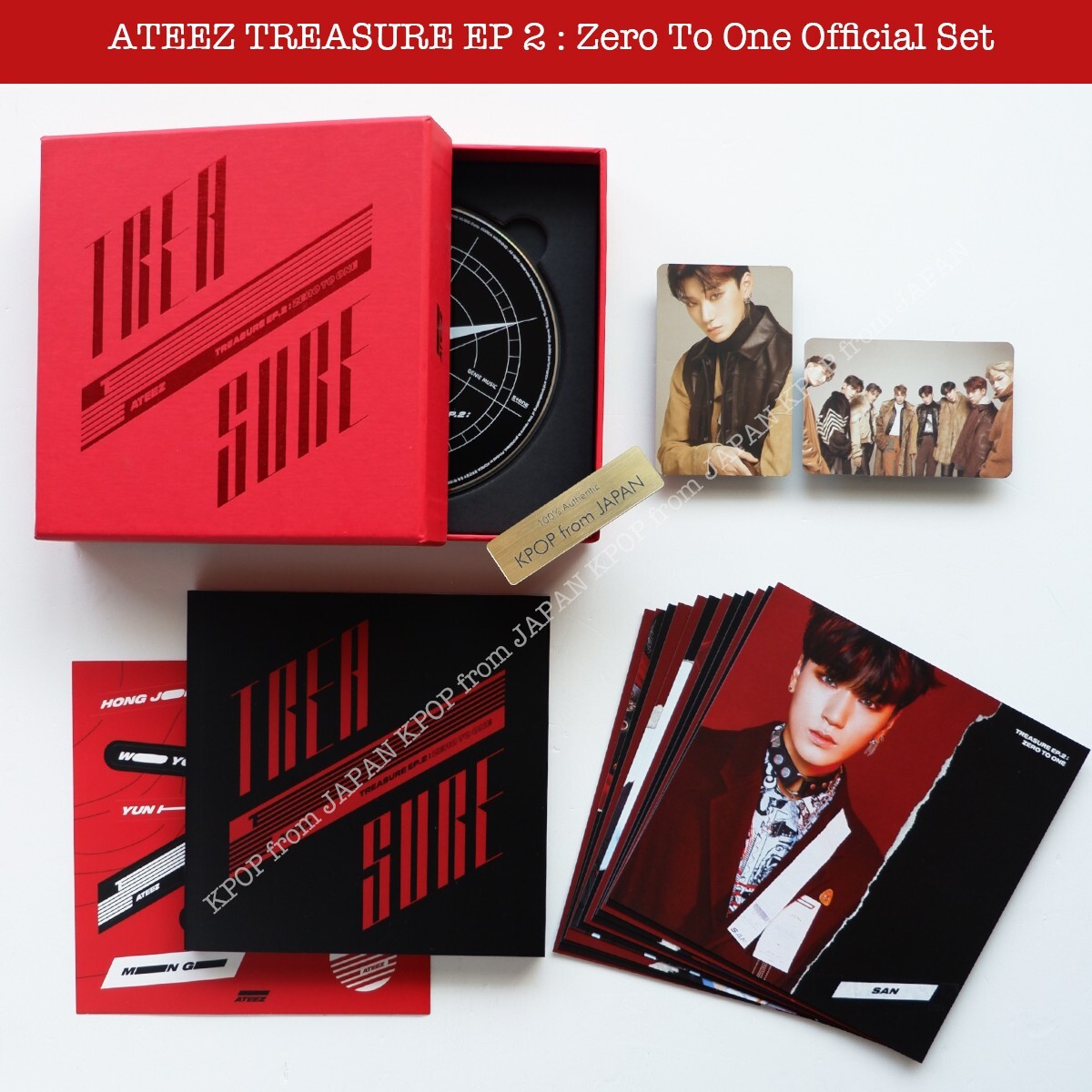 K-POP・アジア ATEEZ TREASURE:EP.2:ZERO TO ONE ATEEZ 2nd Mini Album TREASURE EP.2 : ZERO TO ONE Photocard