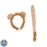 ABEHIK Princess Girls Jungle Animal Themed Costume for Toddler Girl Tutu Outfits Birthday Christmas Halloween Party Carnival Fairy Fancy Dress Up Clothes with Headband Tails Lion 5-6 Years