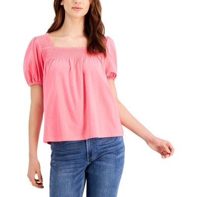 

Tommy Hilfiger Женская блузка с пышными рукавами и присборенной рубашкой BHFO 3758