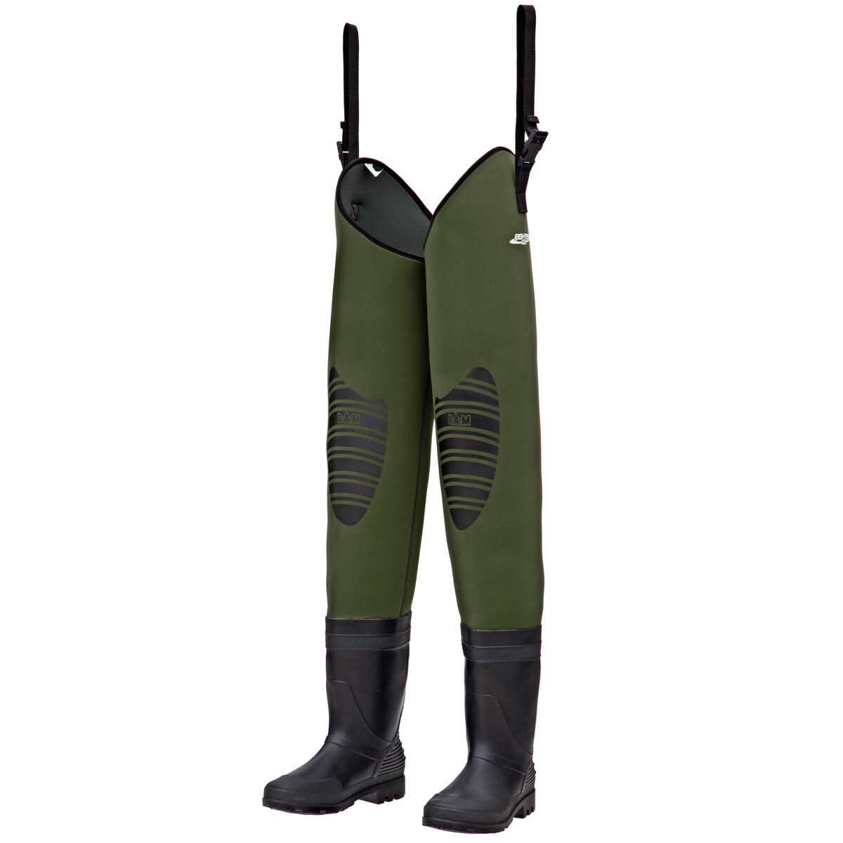 DAM FIGHTER PRO NEOPRENE HIP WADERS FISHING ALL SIZES Ceated sole RRP £