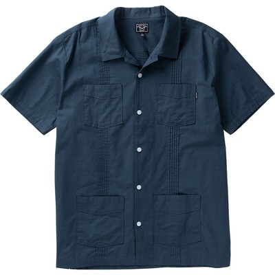 

Рубашка Dark Seas Cubano из тканого материала с короткими рукавами, темно-синяя, Navy, Dark Seas