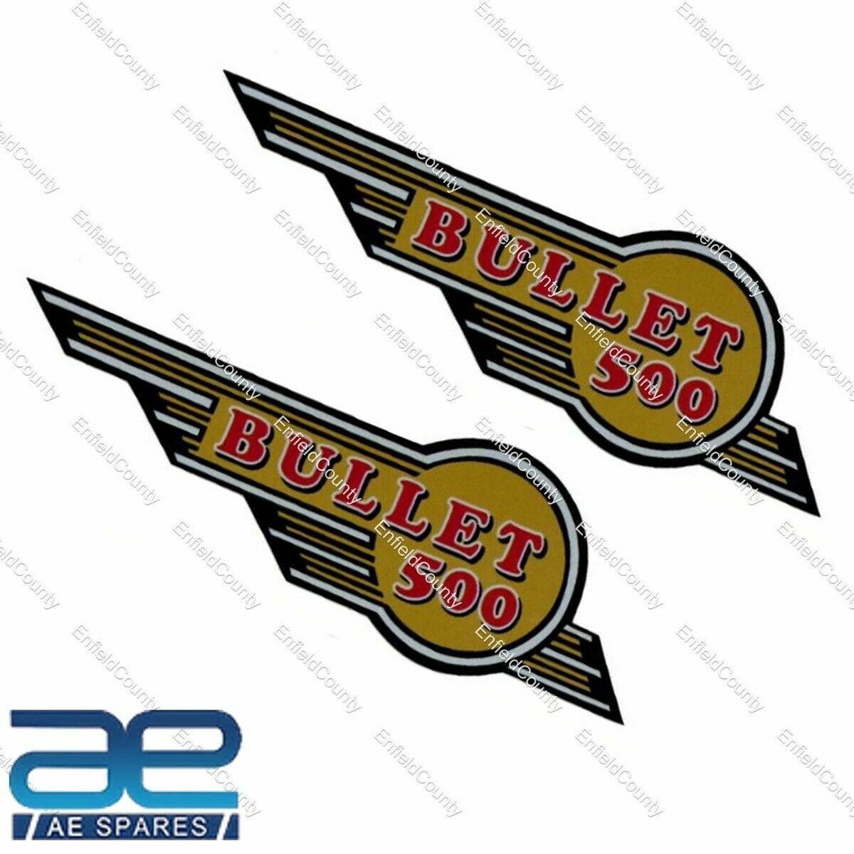 Toolbox Sticker Set Size 110mm x 41mm for Royal Enfield Bullet 500cc  