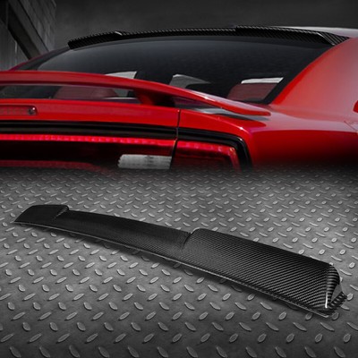 ДЛЯ 11-14 DODGE CHARGER КАРБОНОВЫЙ V-ОБРАЗНЫЙ СПОЙЛЕР НА КРЫШЕ ЗАДНЕГО ЛОБОВОГО СТЕКЛА ИЗ УГЛЕРОДНОГО ВОЛОКНА